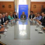 Intendentes con Frigerio y Lucas Delfino