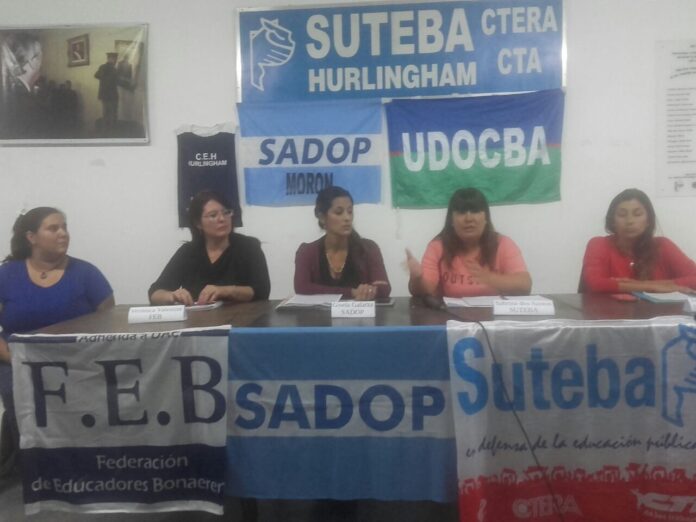 Sindicatos docentes de Hurlingham