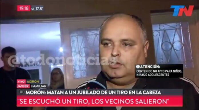 Jubilado asesinado en Morón