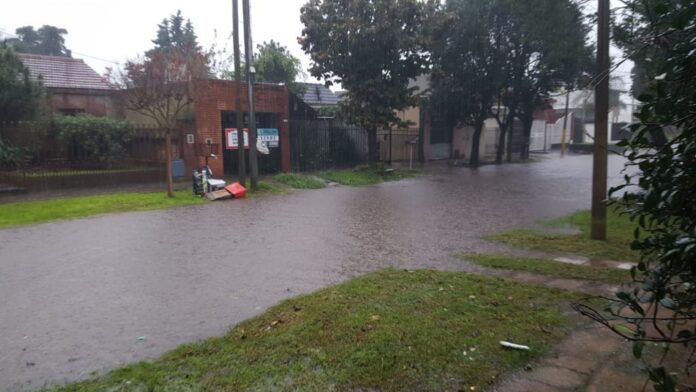 Calles anegadas