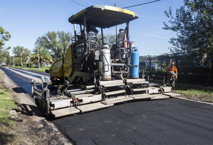 Renovación de calles en Morón