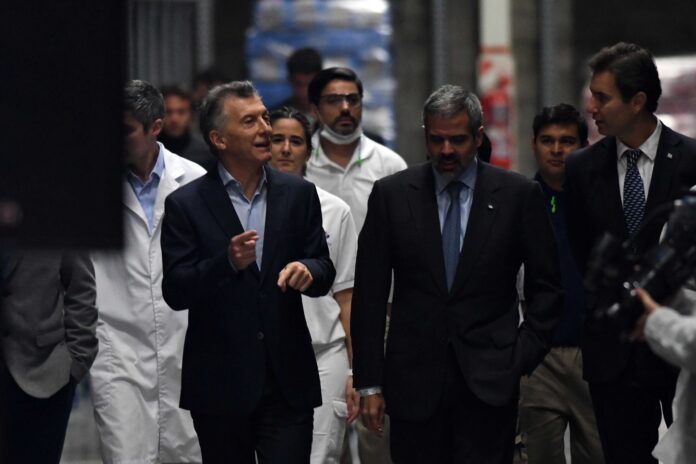 Macri en Malvinas Argentinas