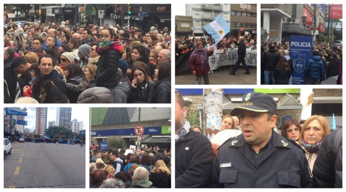 Marcha por seguridad en Ramos Mejía