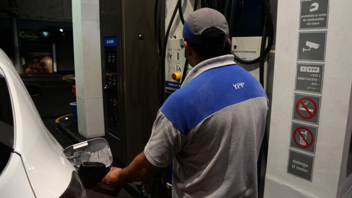 YPF surtidores