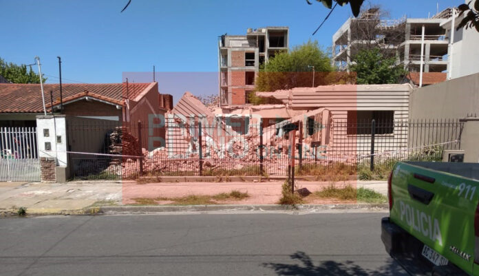 Derrumbe en Ituzaingó