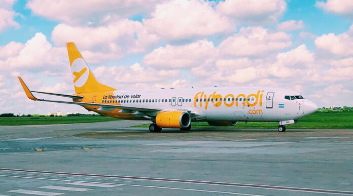 Avión de Flybondi