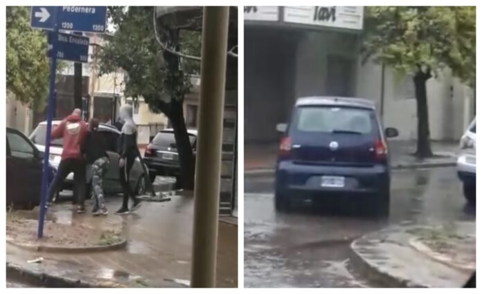 Robo de auto en Villa Madero