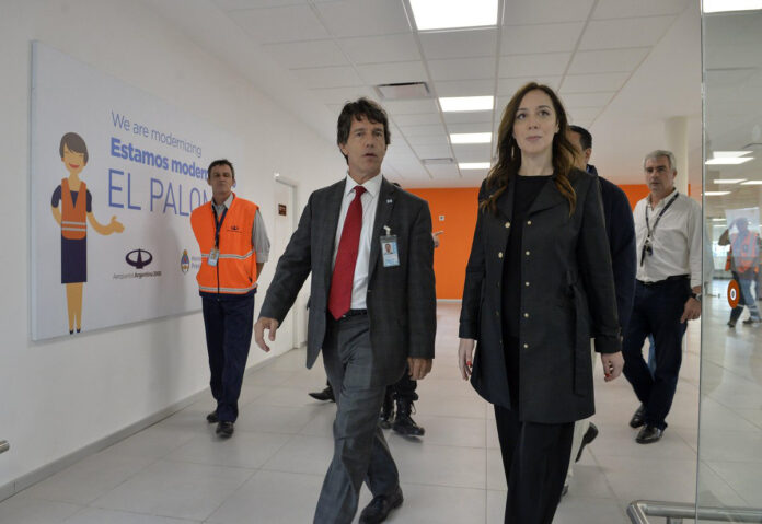 Vidal en aeropuerto de El Palomar