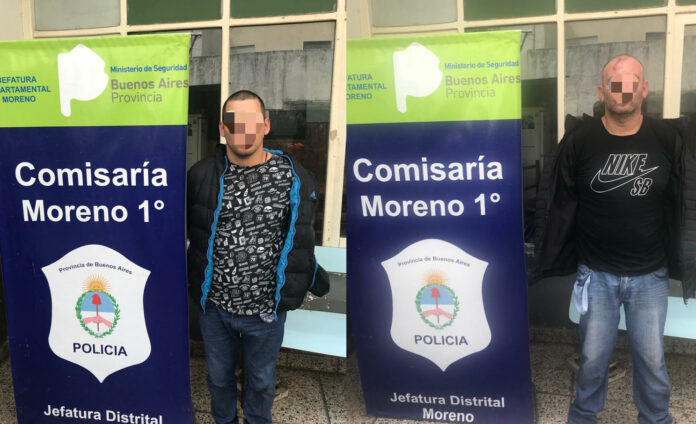 Detenidos por robo a inmobiliaria