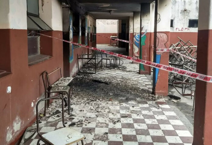 Vandalismo en escuelas