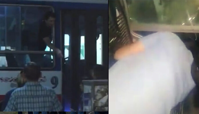 Chofer agredido en Lanús