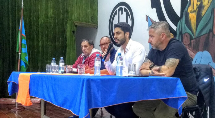 Moyano en la UOM Morón