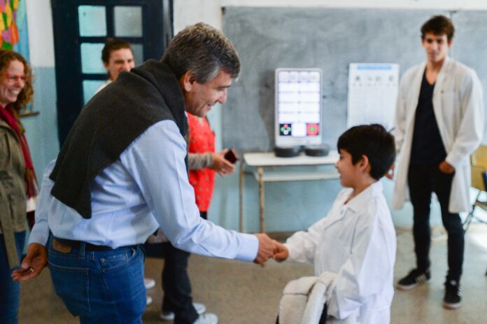 Zabaleta supervisó el programa de salud escolar municipal