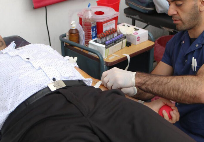 Donación de sangre en Morón