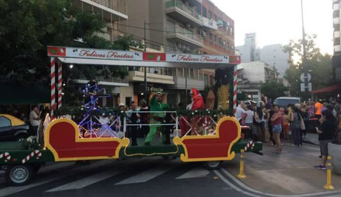 Carroza de Papá Noel en Castelar
