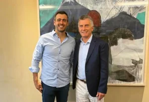 Di Castelnuovo y Macri en Villa La Angostura