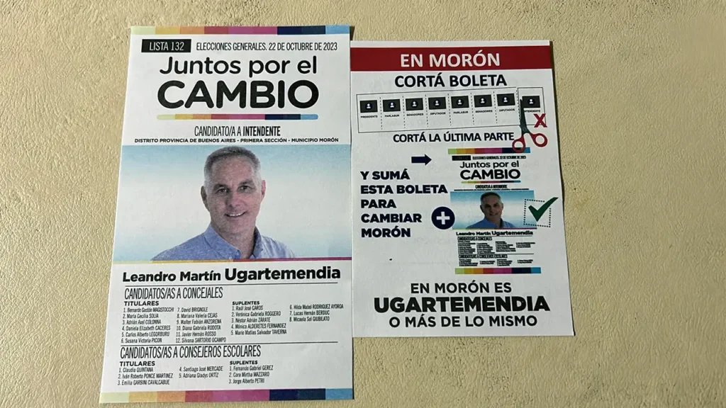 Corte de boleta en Morón