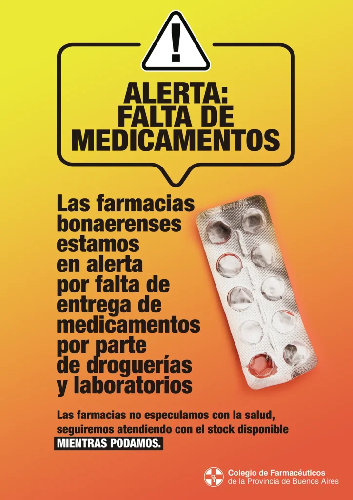 Farmacias en alerta