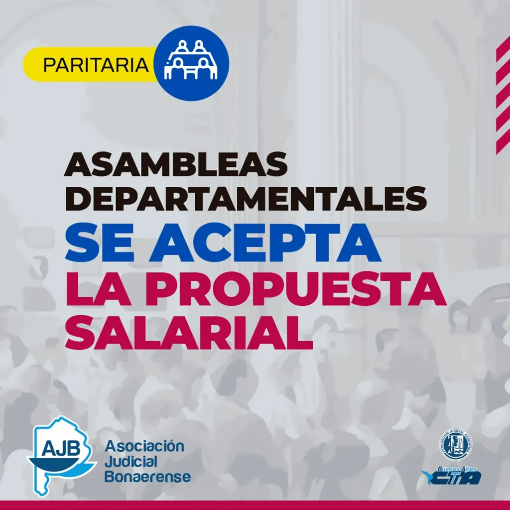 Paritaria con judiciales bonaerenses