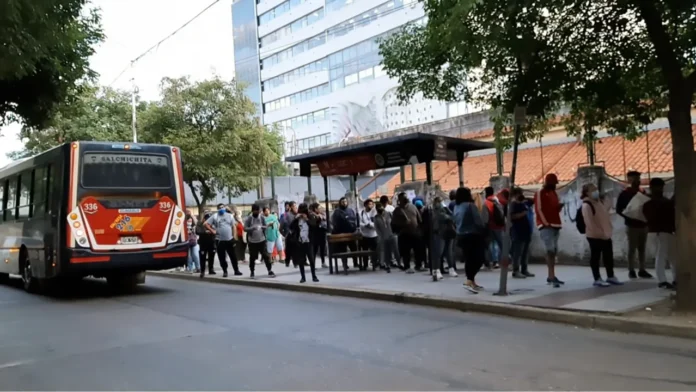 Corte de servicios de colectivos