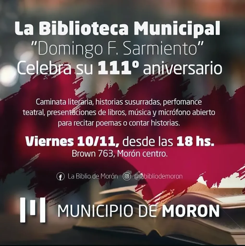 La Biblioteca Municipal Domingo Faustino Sarmiento festeja 111 años