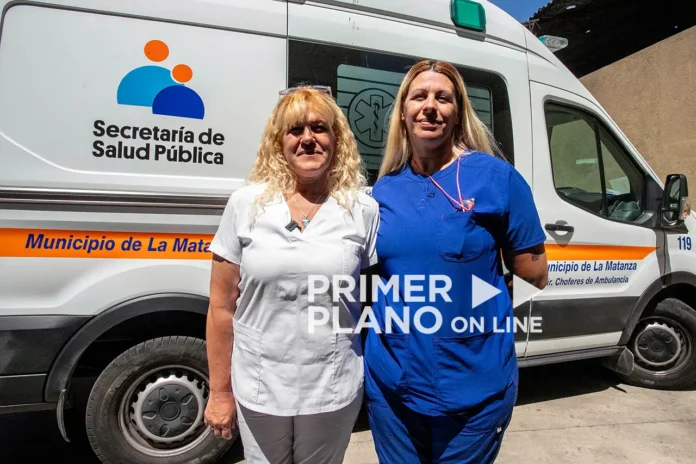 La Matanza incorporó dos mujeres para manejar ambulancias