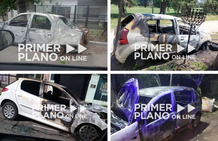 Quema coches en Ituzaingó