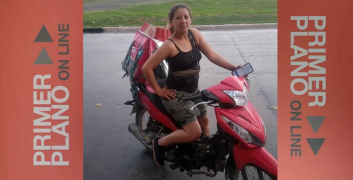 El robo de su moto a una repartidora en Ituzaingó