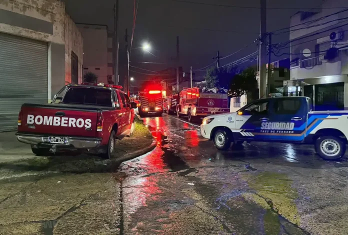 Incendio en geriátrico de Tres de Febrero