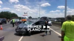Vuelco en Acceso Oeste