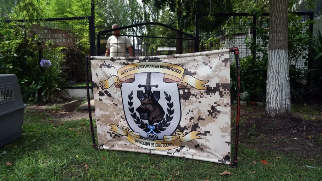 Perros detectores de drogas en cárceles