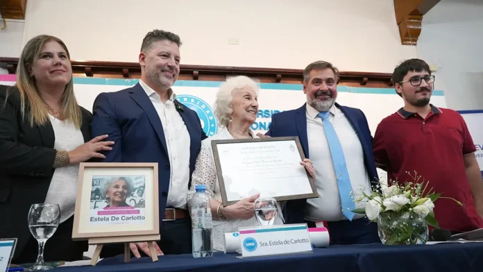 Honoris Causa a Estela de Carlotto en la UNO