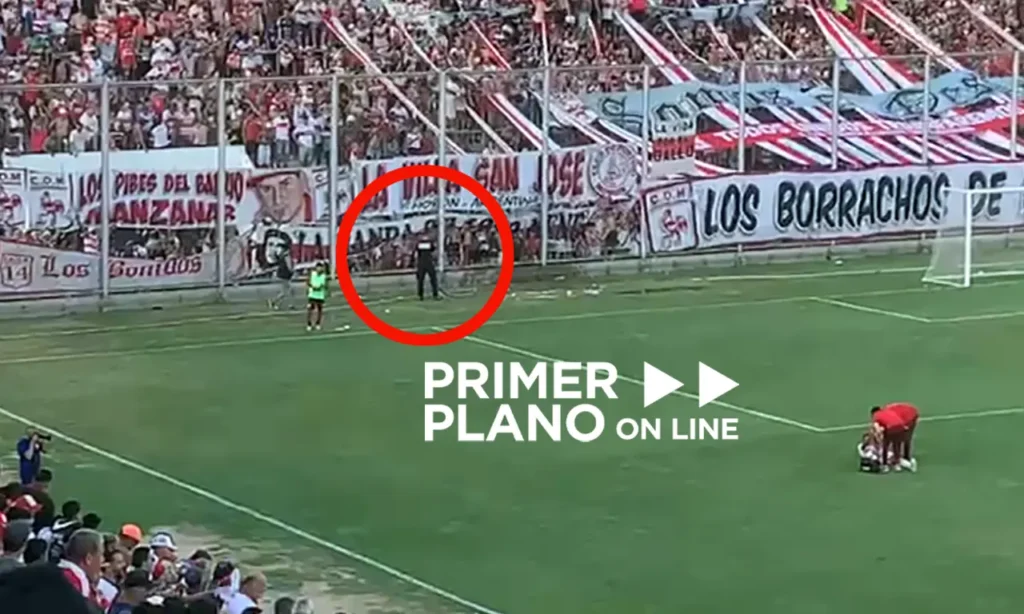 Manguera pinchada en Deportivo Morón