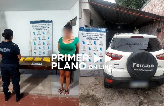 Detenida por trasladar droga en Morón