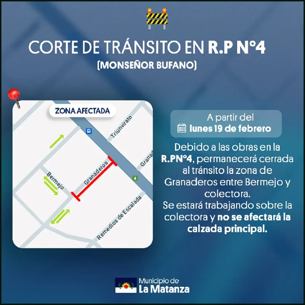 Obras Ruta 4