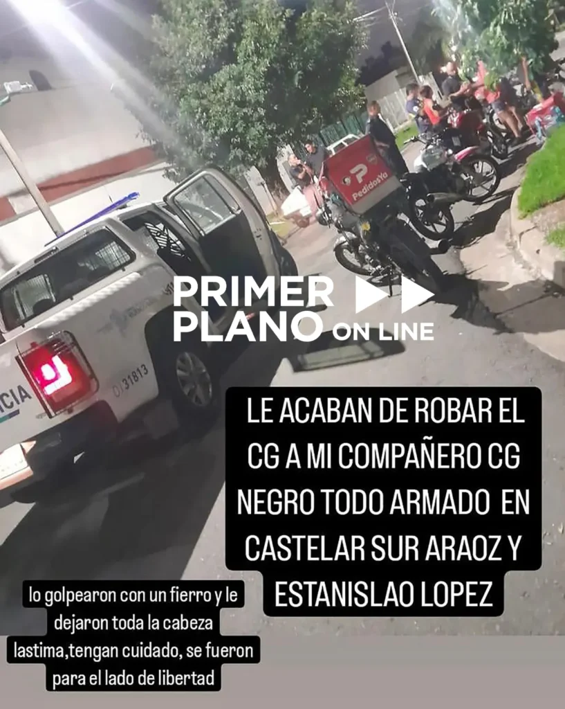Protesta de repartidores