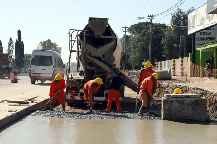 Obras en Ruta 4 La Matanza