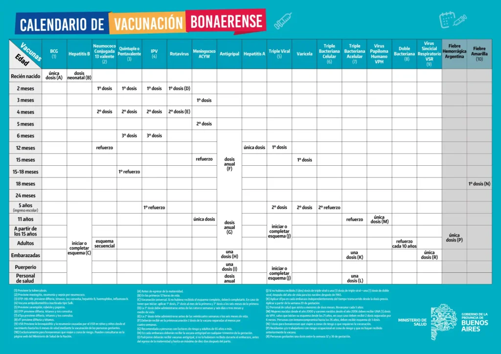 Vacunación antigripal bonaerense