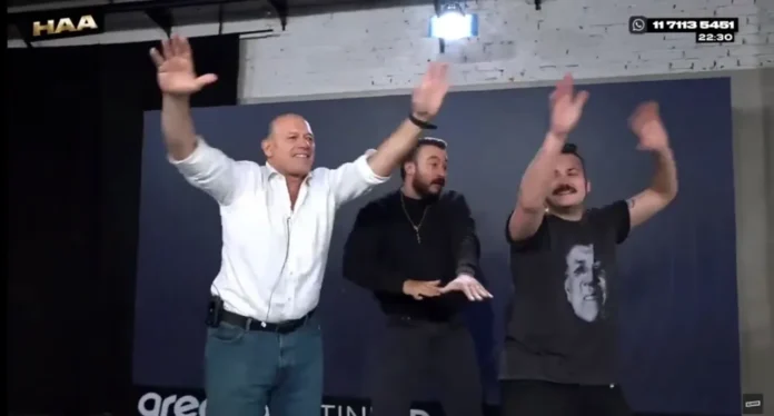 El baile viral de Sergio Berni