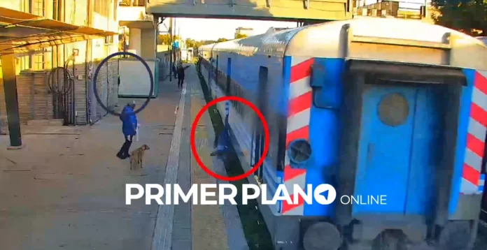 Cayó a las vías en Moreno