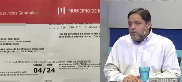 Diego Spina recaudación municipal