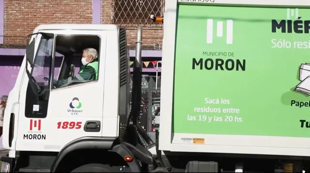 Recolección de residuos en Morón