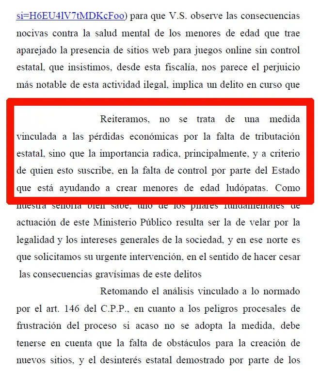 Bloqueo de sitios ilegales de apuestas