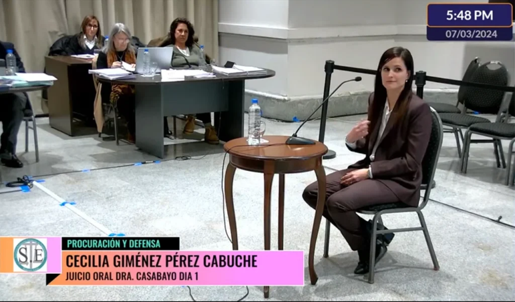 Jury a la jueza de Morón Lucía Casabayó