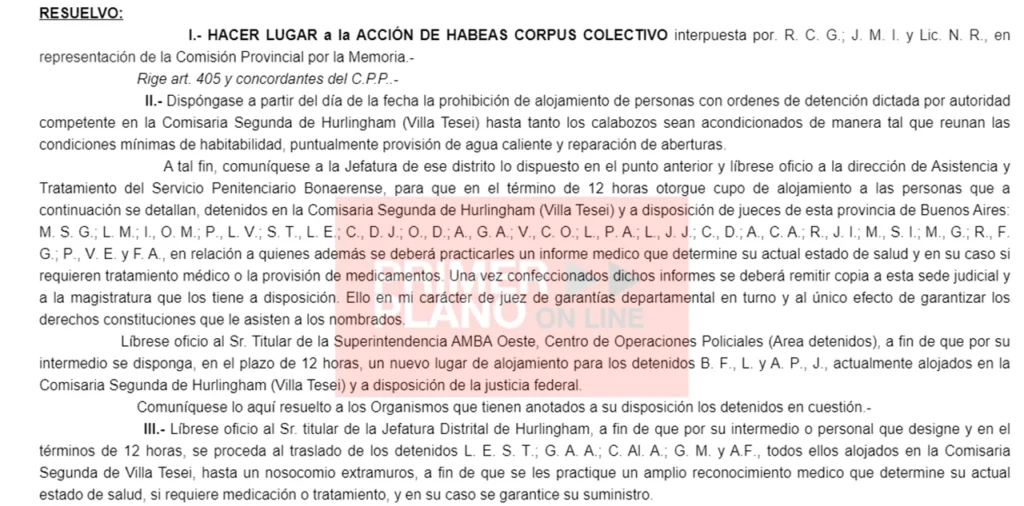 Clausuran calabozos de la comisaría 2 de Tesei