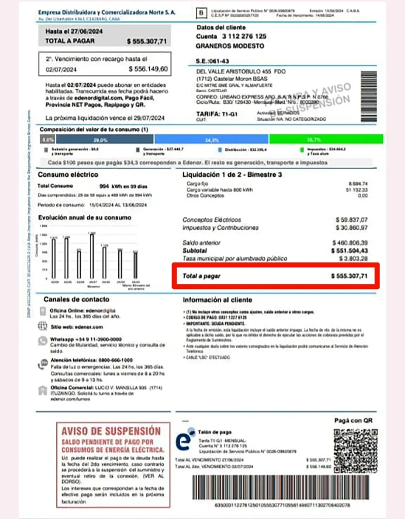 Le cortaron la luz al hogar Bet-el