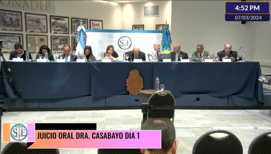 Jury a la jueza de Morón Lucía Casabayó