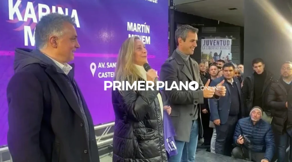 Acto de Karina Milei en Morón