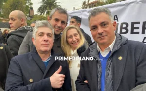 Acto de afiliación de La Libertad Avanza en Morón