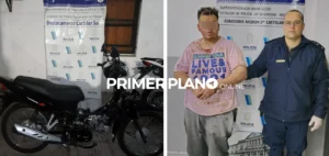 Motochorro detenido por repartidores en Castelar sur